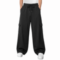 Men's baggy gym sweatpants with pockets in a relaxed fit for workouts and everyday casual wear.