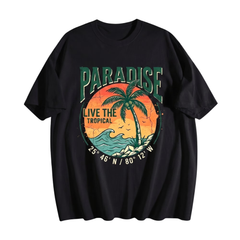 Men's Casual Graphic Cotton T-Shirt