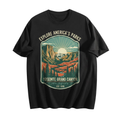 Men's cotton graphic print crewneck t-shirt featuring a comfortable fit, short sleeves, and casual everyday style.