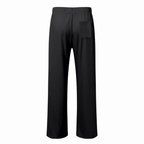 Back view of men's lightweight athletic sweatpants with a relaxed fit and clean athletic design.