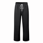 Front view of men's lightweight athletic sweatpants featuring a comfortable fit and functional side pockets.